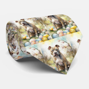 Corbata Perro Pitbull con vacaciones en Pascua