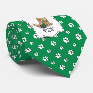 Corbata Perro recuperador de oro del Día de San Patricio
