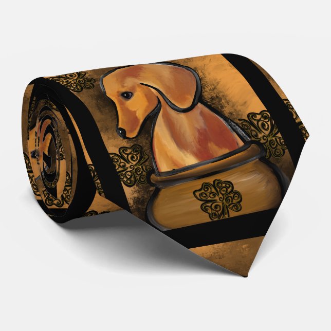 CORBATA PERRO TEJÓN (Enrollado)