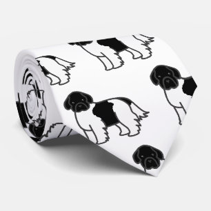 Corbata Perro Terranova Landseer Dibujo Animado