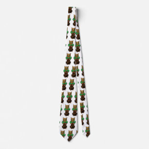 Corbata Perro Toto de El Mago de Oz vintage con lazo verde