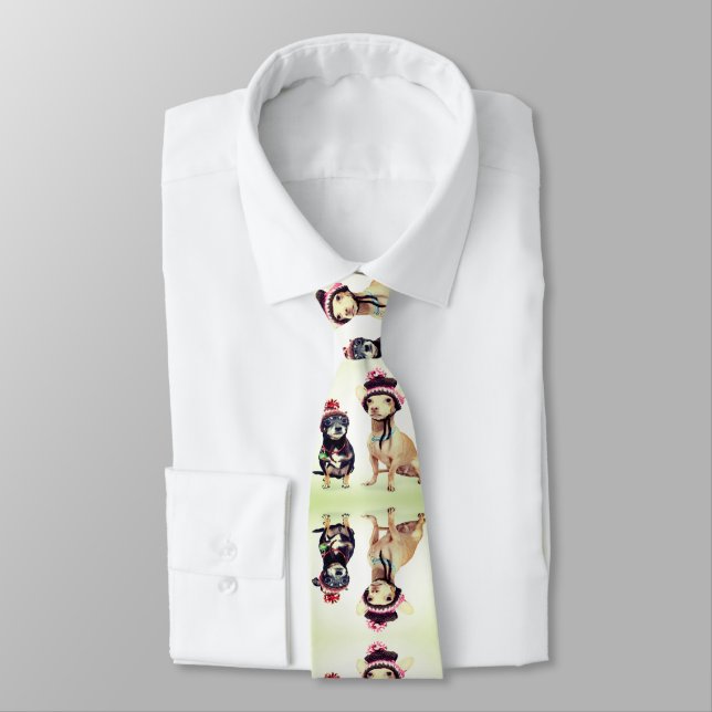Corbata Perros Divertidos y Adorables (Atado)
