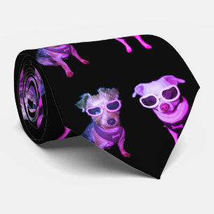 Corbata Perros en gafas