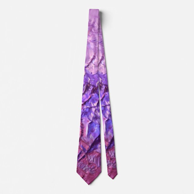 Corbata "Persiguiendo al morado" de los lazos de cuello (Anverso)