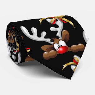 Corbata Personaje de Navidades divertidos y desconcertados