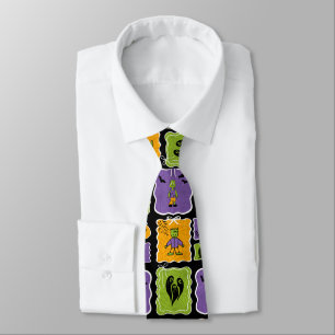 Corbata Personajes de Halloween Zombies Lindos