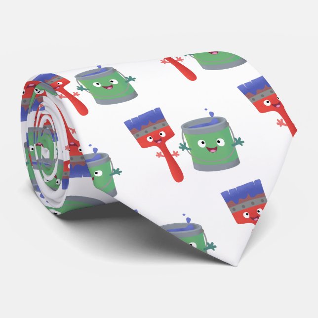 Corbata Personajes de pincel y dibujos animados (Enrollado)