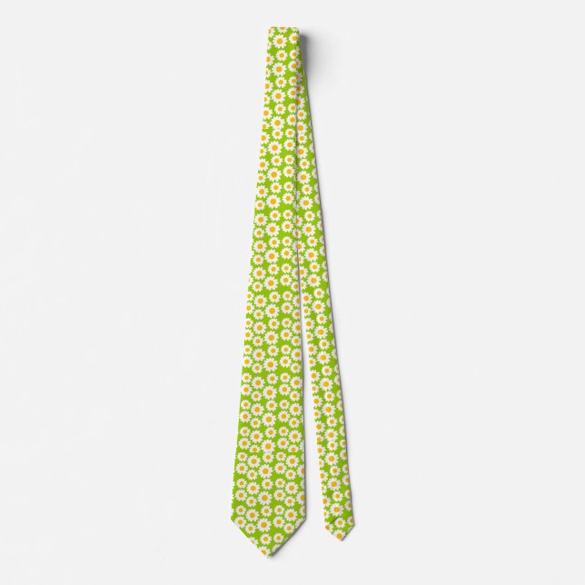 Corbata Personalizable Groovy Daisies (Anverso)