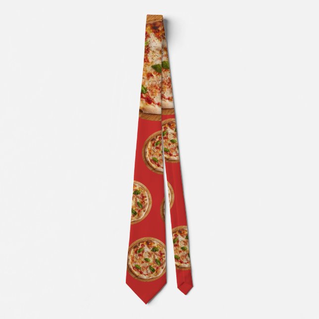 Corbata Personalizable Pizza (Anverso)