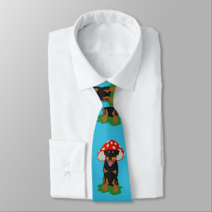 Corbata Personalizable Rottweiler Mushroom Spring
