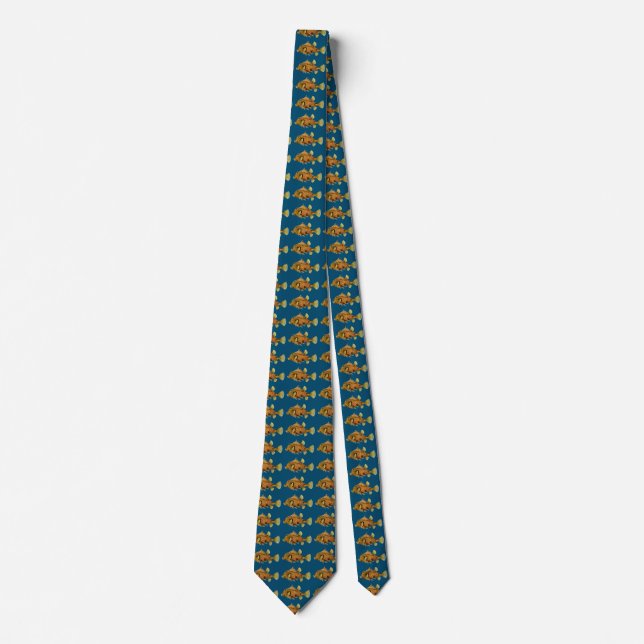 Corbata Personalizable Vintage Haeckel Fish (Anverso)