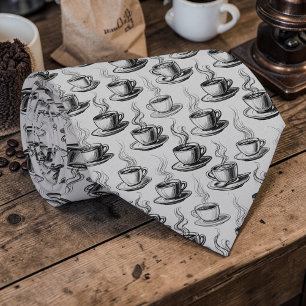 Corbata personalizada Café Latte de café