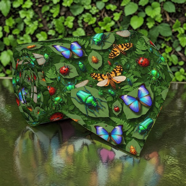 Corbata personalizada con estampado de insectos y  (Subido por el creador)