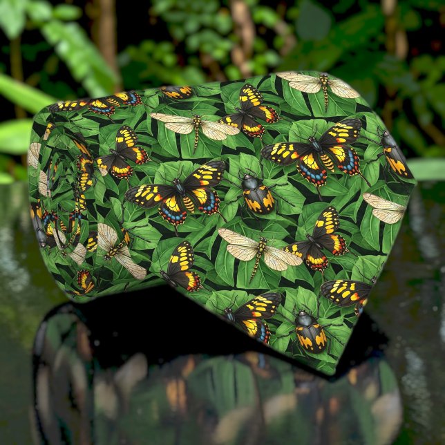 Corbata personalizada con estampado de mariposas y (Subido por el creador)