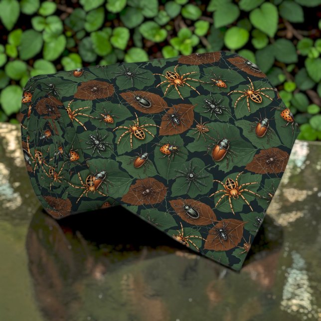 Corbata personalizada con patrón de insectos y ará (Subido por el creador)