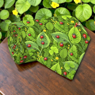 Corbata personalizada con patrón de mariquitas