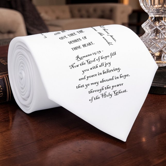 Corbata personalizada con versículos de la Biblia  (Subido por el creador)