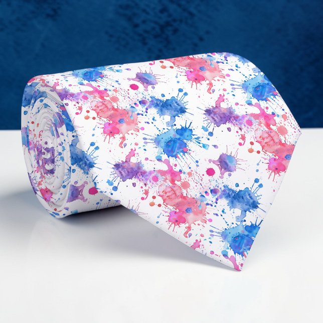 Corbata personalizada de acuarela (Subido por el creador)