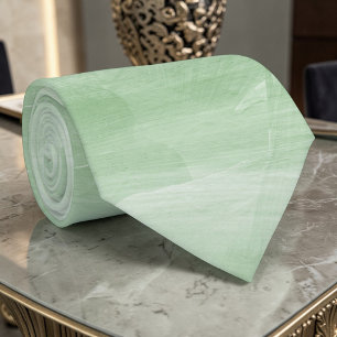 Corbata personalizada de acuarela verde claro