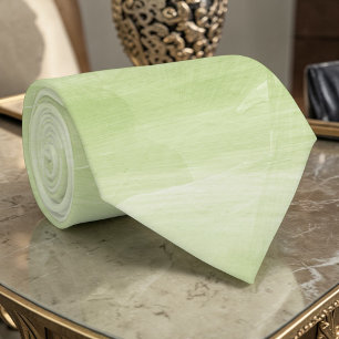 Corbata personalizada de acuarela verde lima claro
