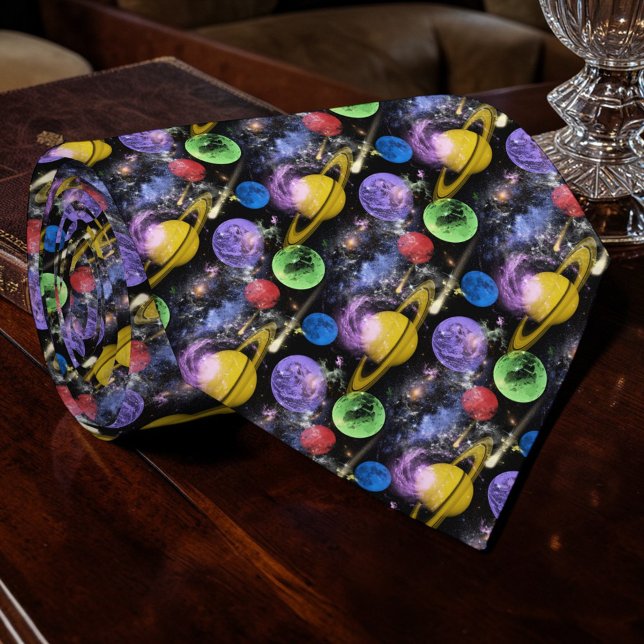 Corbata personalizada de ciencia espacial (Subido por el creador)