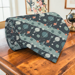 Corbata personalizada de ciencia espacial