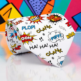 Corbata personalizada de cómics de cultura popular