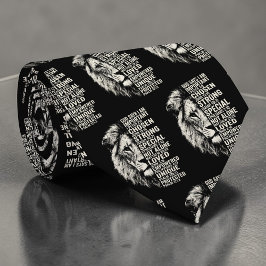 Corbata personalizada de cristianismo cristiano