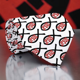Corbata personalizada de cristianismo cristiano