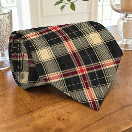Corbata personalizada de cuadros escoceses