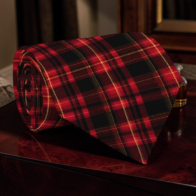 Corbata personalizada de cuadros escoceses (Subido por el creador)
