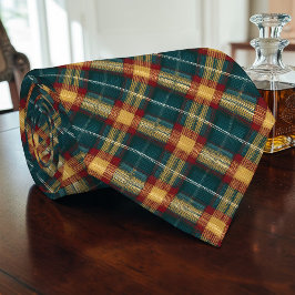 Corbata personalizada de cuadros escoceses