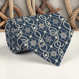 Corbata personalizada de cuerdas náuticas