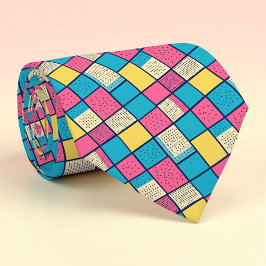 Corbata personalizada de la cultura pop retro de l