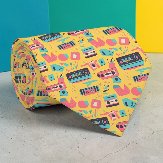 Corbata personalizada de la cultura pop retro de l (Subido por el creador)