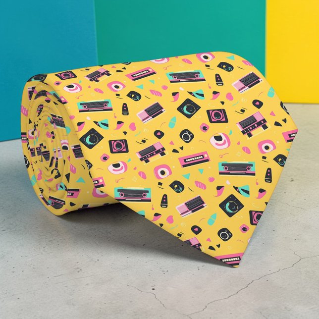 Corbata personalizada de la cultura pop retro de l (Subido por el creador)