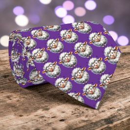 Corbata personalizada de oveja caprichosa