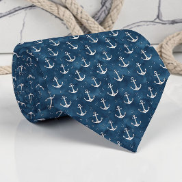 Corbata personalizada de vida marina náutica