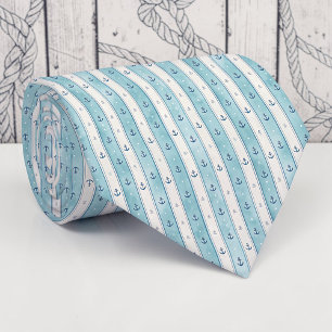 Corbata personalizada de vida marina náutica