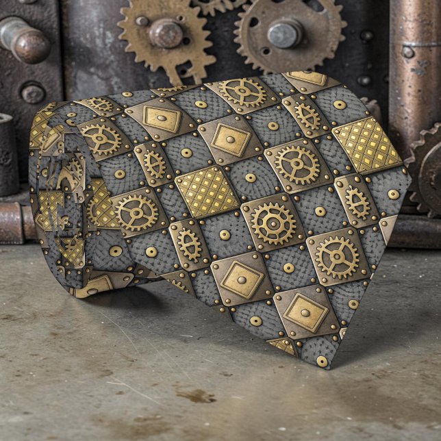 Corbata Personalizada Engranajes Steampunk (Subido por el creador)