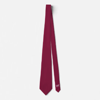 Corbata Personalizada Merlot para Novio