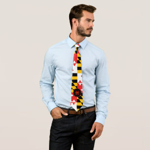 Corbata personalizada monograma de la bandera de