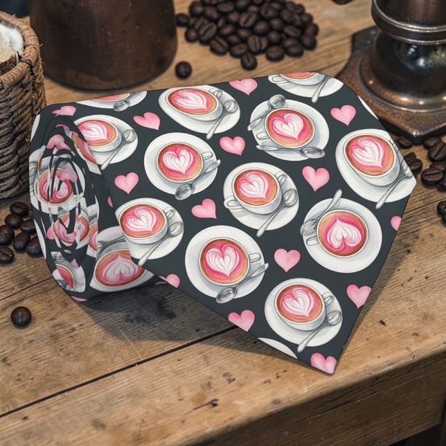 Corbata personalizada para amantes del café (Subido por el creador)
