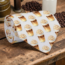 Corbata personalizada para amantes del café