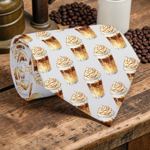 Corbata personalizada para amantes del café