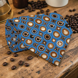 Corbata personalizada para amantes del café con le