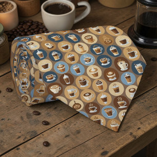 Corbata Personalizada para Amantes del Latte de Ca