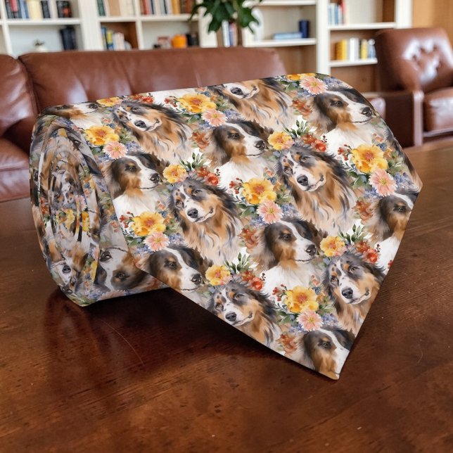 Corbata personalizada retro para amante de perros  (Subido por el creador)