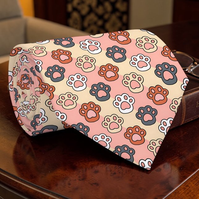 Corbata Personalizada Retro Pata de Gato (Subido por el creador)
