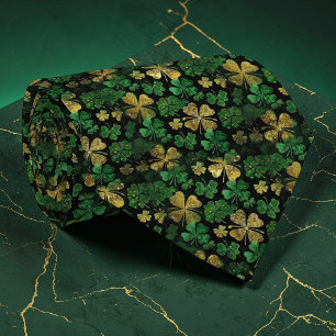 Corbata personalizada verde del día de San Patrici